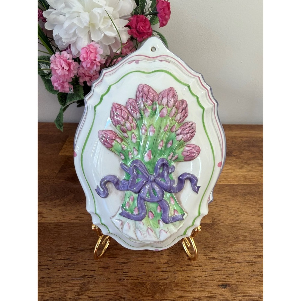 1986 Le Cordon Bleu by The Franklin‎ Mint Ceramic Asparagus Mould – Handcrafted